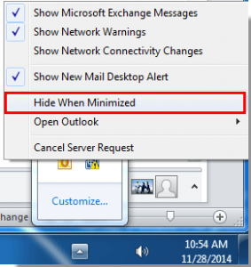 outlook file minimizer